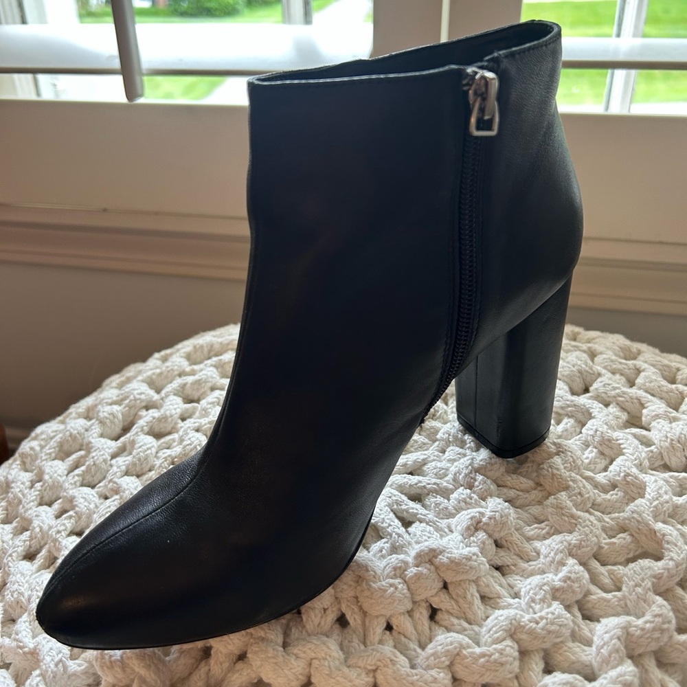 Black Leather Booties - Saks Fifth Avenue